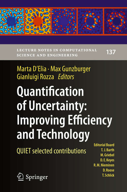 Quantification of Uncertainty: QUIET selected contributions (Lecture Notes in Computational Science and Engineering #137)