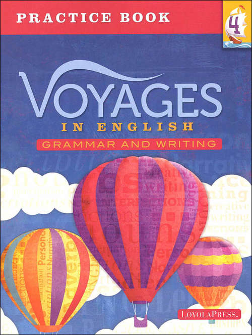 Book cover of Voyages in English Student Practice Book (Fourth Grade)