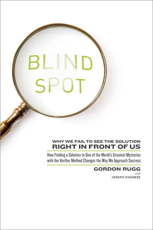Book cover of Blind Spot: Why We Fail to See the Solution Right in Front of Us