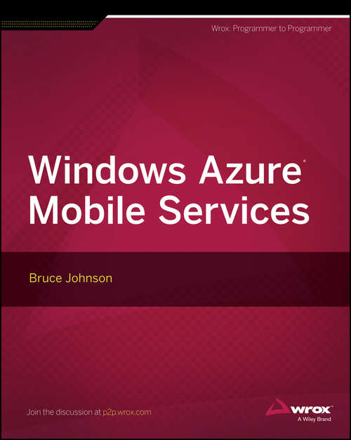 Book cover of Windows Azure Mobile Services