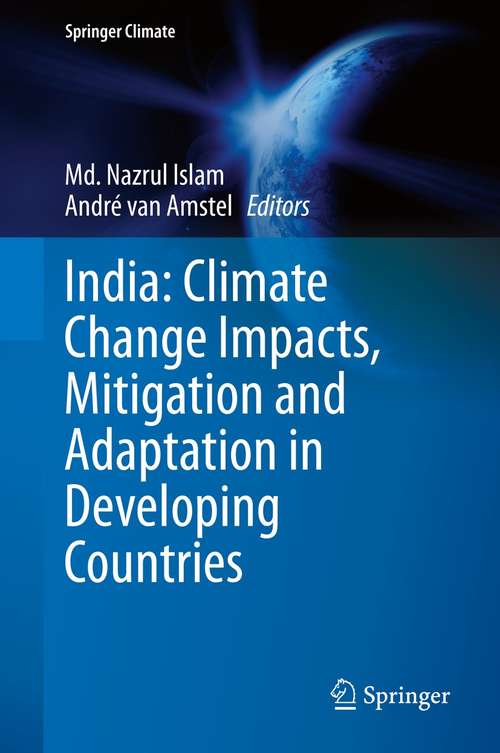 India: Climate Change Impacts, Mitigation and Adaptation in Developing Countries (Springer Climate)