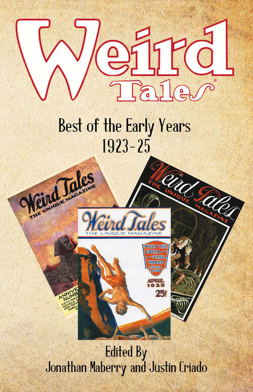 Book cover of Weird Tales: Best of the Early Years 1923-25