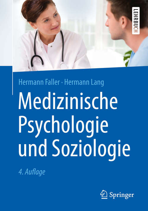 Book cover of Medizinische Psychologie und Soziologie