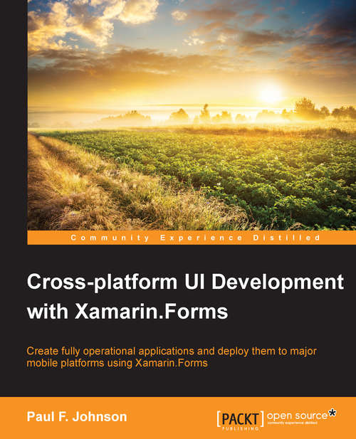 Book cover of Cross-platform UI Development with Xamarin.Forms