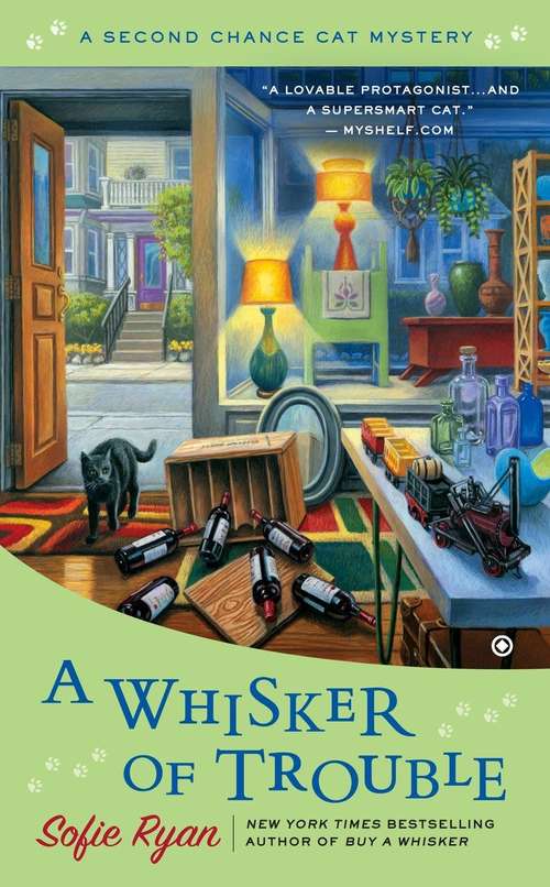 Book cover of A Whisker of Trouble (Second Chance Cat Mystery #3)
