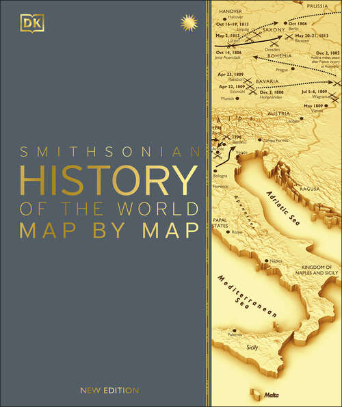 Book cover of History of the World Map by Map (DK History Map by Map)