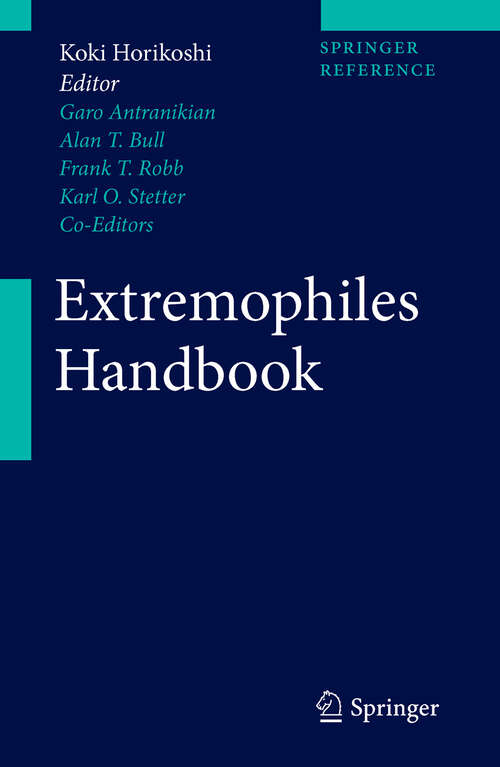 Book cover of Extremophiles Handbook