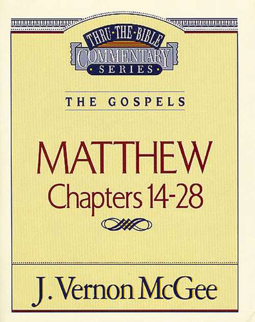 Book cover of Matthew  I (Thru the Bible #35)