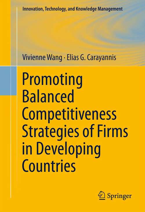 Book cover of Promoting Balanced Competitiveness Strategies of Firms in Developing Countries