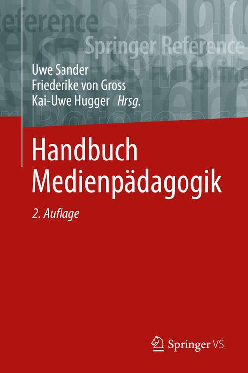 Book cover of Handbuch Medienpädagogik (2. Aufl. 2022)