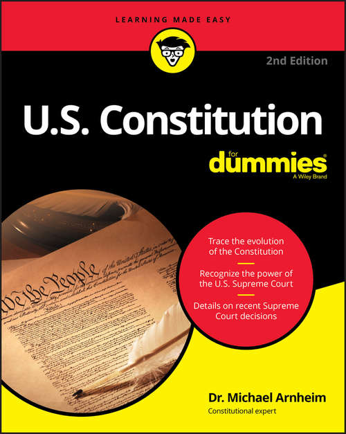 Book cover of U.S. Constitution For Dummies