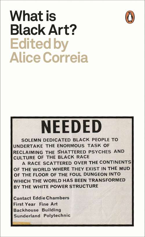 Book cover of What is Black Art?