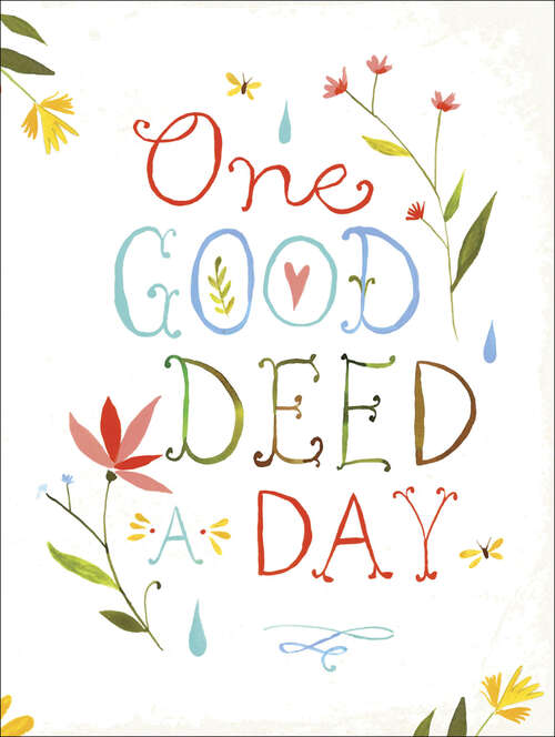 Book cover of One Good Deed a Day
