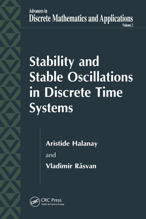 Book cover of Stability and Stable Oscillations in Discrete Time Systems (1)