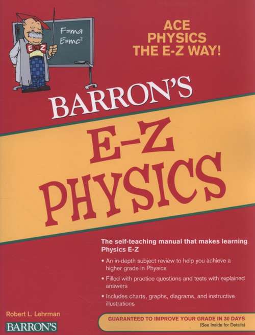 Book cover of Barron's E-Z Physics