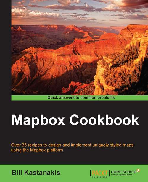 Book cover of Mapbox Cookbook