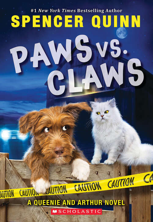 Book cover of Paws vs. Claws: A Queenie And Arthur Mystery