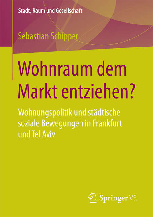 Book cover of Wohnraum dem Markt entziehen?