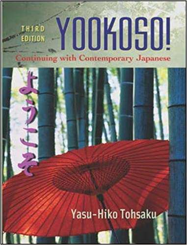 Book cover of Yookoso! Continuing with Contemporary Japanese (National Edition)
