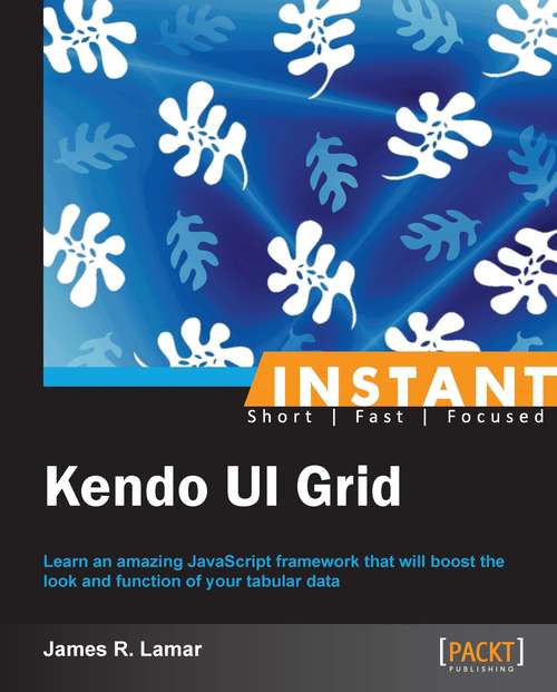 Book cover of Instant Kendo UI Grid