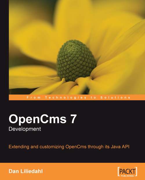 Book cover of OpenCms 7 Development