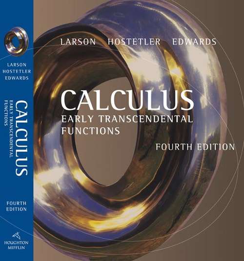 Book cover of Calculus: Early Transcendental Functions