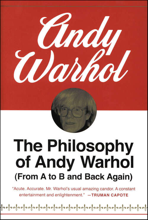 Book cover of The Philosophy of Andy Warhol