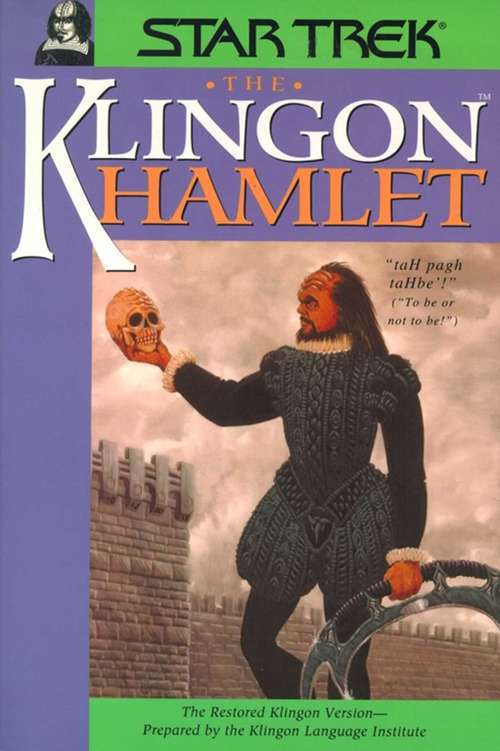 Book cover of The Klingon Hamlet: Star Trek All Series (Star Trek )