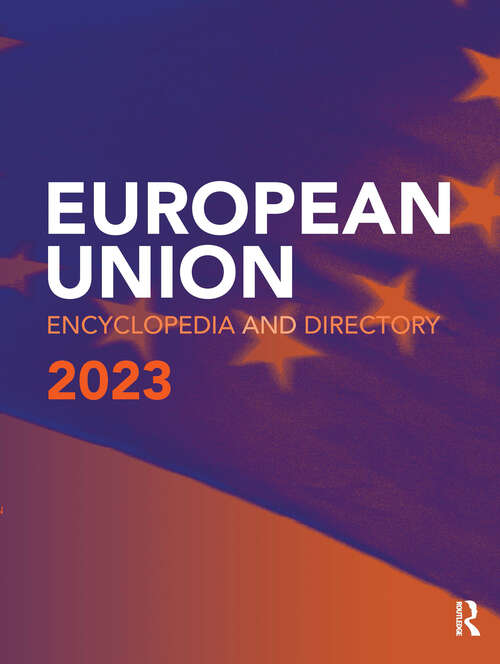 Book cover of European Union Encyclopedia and Directory 2023 (23)