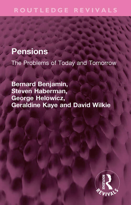 Cover image of Pensions