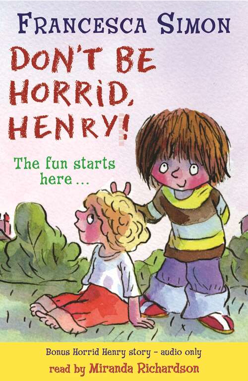 Book cover of Horrid Henry Early Reader: Book 1