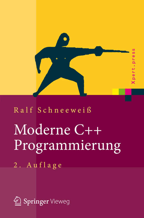 Book cover of Moderne C++ Programmierung