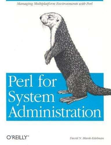 Book cover of Perl for System Administration