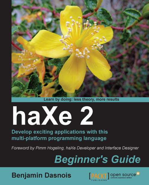 Book cover of haXe 2 Beginner's Guide
