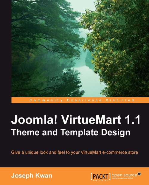 Book cover of Joomla! VirtueMart 1.1 Theme and Template Design