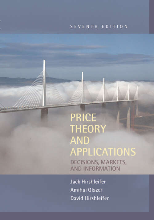 Book cover of Price Theory and Applications