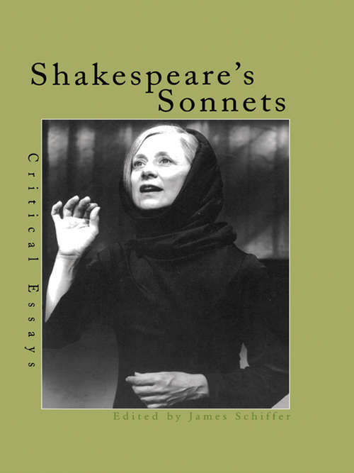 Book cover of Shakespeare's Sonnets: Critical Essays (Shakespeare Criticism: No. 20)