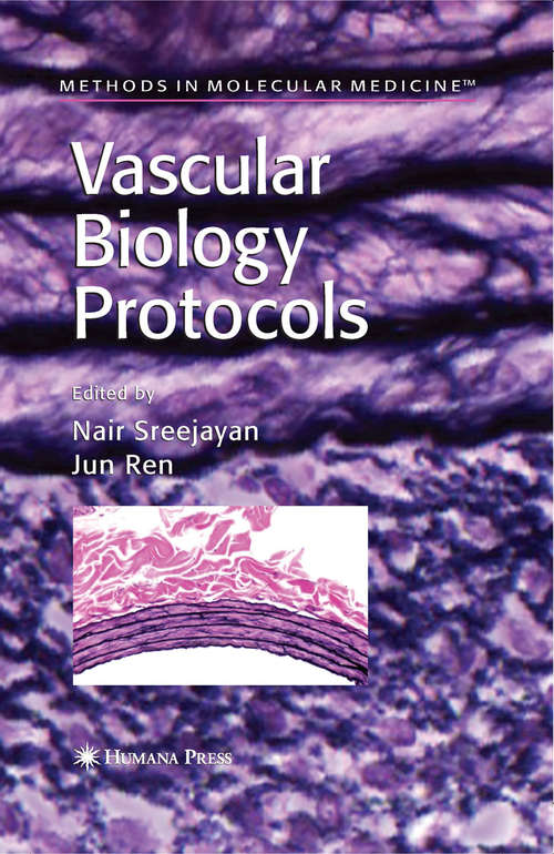 Book cover of Vascular Biology Protocols