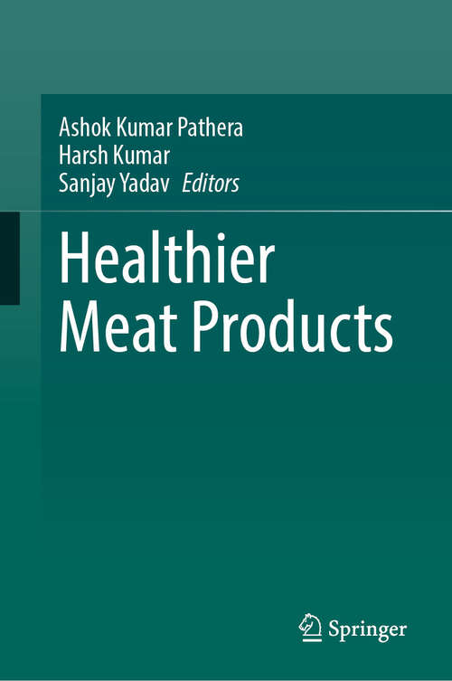 Book cover of Healthier Meat Products