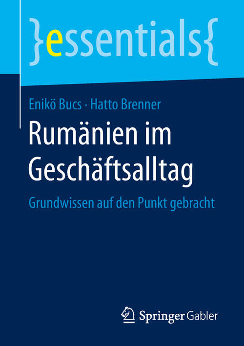 Book cover of Rumänien im Geschäftsalltag