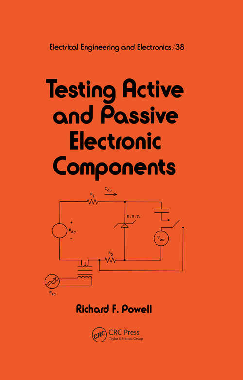 Book cover of Testing Active and Passive Electronic Components