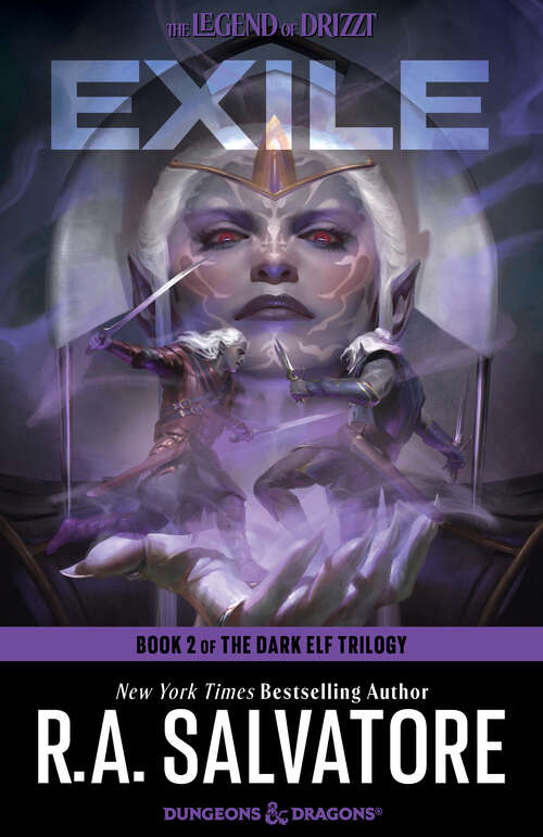 Book cover of Exile: The Legend of Drizzt (The Legend of Drizzt #2)