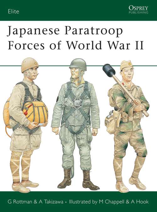 Book cover of Japanese Paratroop Forces of World War II