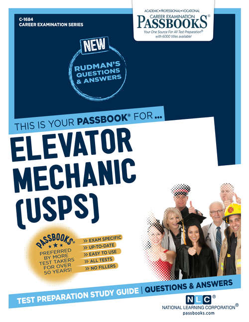 Book cover of Elevator Mechanic (USPS): Passbooks Study Guide (Career Examination Series: C-1684)