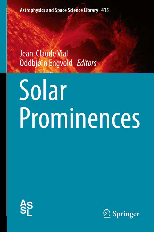 Book cover of Solar Prominences