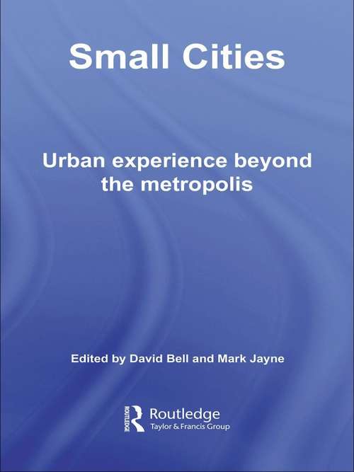 Small Cities: Urban Experience Beyond the Metropolis (Questioning Cities)