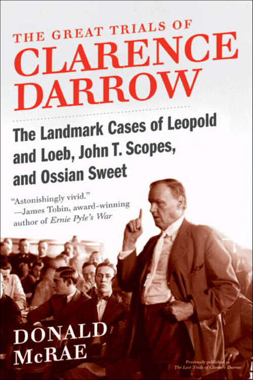 Book cover of The Great Trials of Clarence Darrow