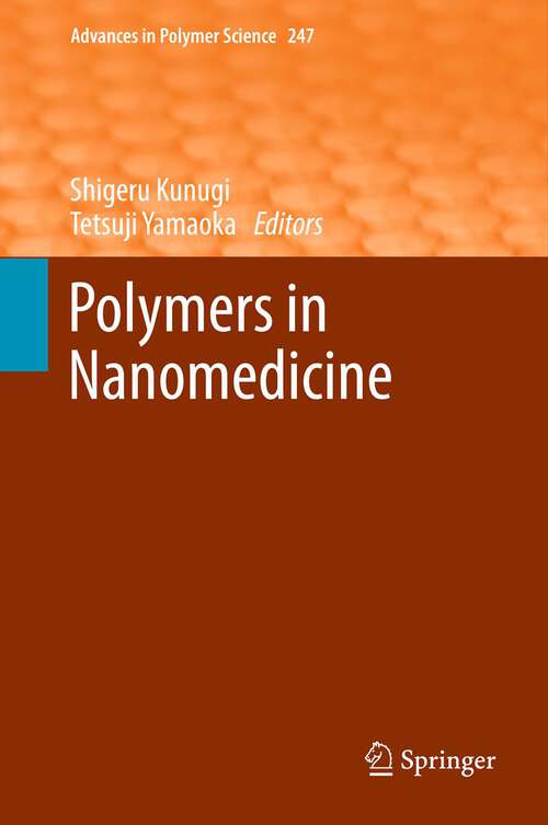 Book cover of Polymers in Nanomedicine
