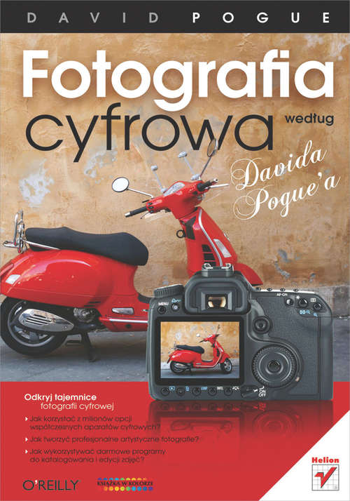 Book cover of Fotografia cyfrowa wed?ug Davida Pogue'a