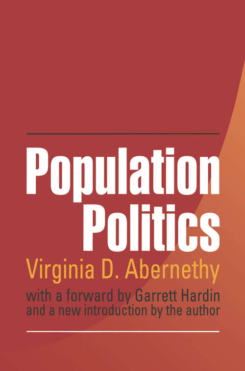Book cover of Population Politics: The Choices That Shape Our Future